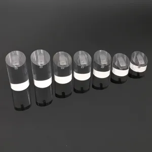 Clear acrylic ring display stands set, transparent holder props for jewelry showcase retail.
