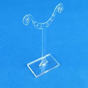 Présentoir de boucles d'oreilles en acrylique transparent organisateur de bijoux pour vitrine