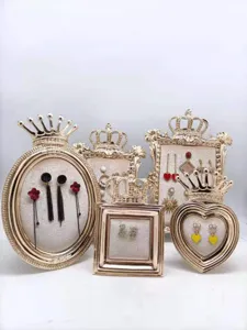 Noordse Stijl Hars Kroon Fotolijst Sieraden Display Standaard Creatief Tafel Ornament Fotografie Rekwisiet Combinatie