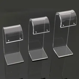 Transparente Acryl Ohrring Display Ständer Detail, mehrstöckige Schmuckhalter für Vitrine Foto