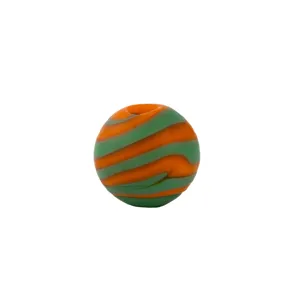 Frosted mixed silk glass round bead DIY bracelet necklace loose jewelry accessory 12mm