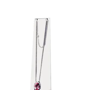 Stunning crystal pendant necklace with delicate chain for stylish daily wear and gifts