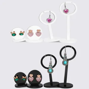 Présentoir de Boucles d'Oreilles en Acrylique Style Ins Support de Rangement de Bijoux pour Clous Accessoires de Photographie