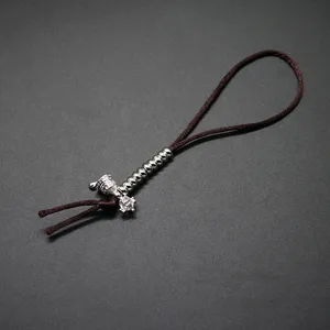 Buddhist prayer beads counter DIY accessory imitation silver vajra bodhi bracelet decoration