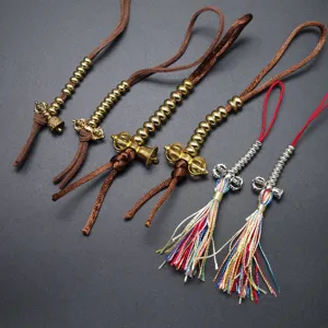 Brass Tibetan Style Buddhist Prayer Beads Counter DIY Jewelry Making Accessories