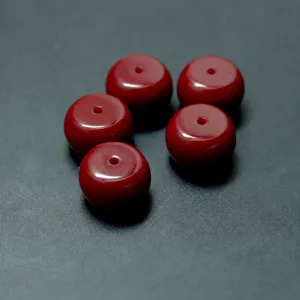 Dark red abacus beads loose spacer beads DIY jewelry accessories for handmade craft