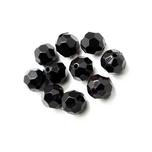 Plastic Polygonal Beads Acrylic Soccer Shaped DIY Jewelry Accessories Loose Beads
