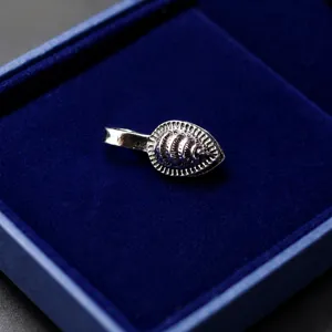 Clip per perni di preghiera buddisti in argento in stile tibetano accessorio bracciale