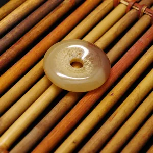 Pendentif boucle de paix en fausse corne de bœuf synthétique, charme cercle résine DIY.