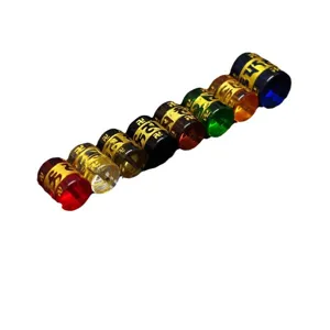 Perline a Barilotto in Cristallo Artificiale Mantra Perline Sfuse Cilindriche Per Bracciali Preghiera Buddisti DIY Gioielli