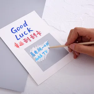 DIY scratch off cards blank lottery card custom scratch tickets handmade fun cards for messages