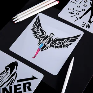 DIY Tekening Sjablonen Set Holle Schilderij Liniaal voor Kunst Ambacht en Graffiti
