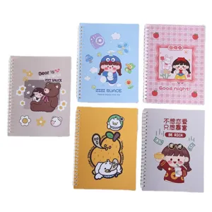 Schattig cartoon spiraalnotitieboekje release papier journal briefpapier voor stickers plan.