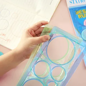 Magische spirograaf meetkundige liniaal set voor kinderen studenten creatieve tekengereedschappen