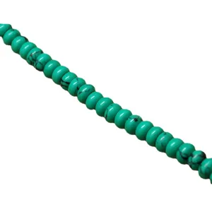 Synthetic Turquoise Spacer Beads Abacus Beads Gemstone Loose Beads For DIY Jewelry Making Crafts Design