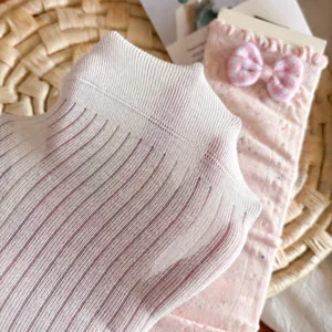 Cute bow women mid-calf socks seamless summer thin cotton princess style sweet hosiery