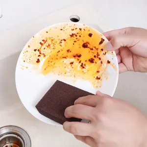 Kitchen cleaning nano sponge eraser carborundum magic sponge for removing heavy oil stains pots