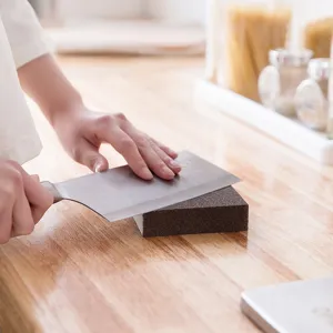 Kitchen nano emery sponge eraser magic cleaning block for rust and heavy stain removal.