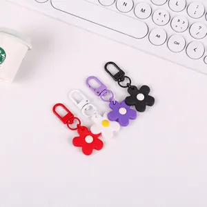 Leuke snoepkleur bloem sleutelhanger schattige tas hanger rugzak accessoires set