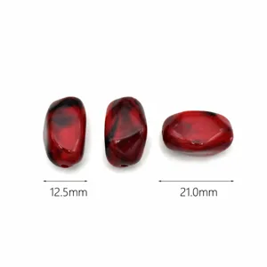 Acrylic irregular gradient imitation stone loose beads DIY bracelet jewelry accessories