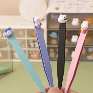 Joli ensemble de pinces DIY pour carnet, outil de précision en acier inoxydable avec adorables breloques.
