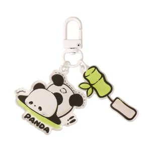 Süßer Cartoon Panda Acryl Schlüsselanhänger für Taschen, schönes Tier Schlüsselring Geschenk.