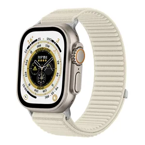 Ersatz Armband kompatibel mit Apple Watch Ultra, robustes gewebtes Design für Alltag.