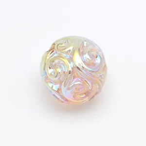 Perle en Acrylique Hydrangea Electroplaque UV 16mm pour Porte-cles Bijoux DIY