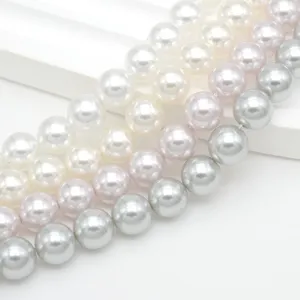 DIY Perles Imitation Perle en Verre Acrylique Perles Rondes Vrac Pour Fabrication de Bijoux Accessoires d'Artisanat