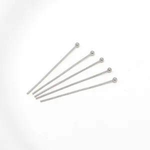 DIY jewelry making metal ball pins craft handmade beading accessories parts detail view