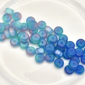 Photochromic abacus beads UV color changing wheel beads for DIY crafts and bracelets