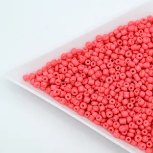 Pink glass seed beads detail, tiny barrel beads for DIY handmade bracelets jewelry accessories