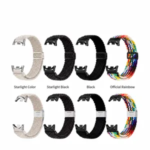 Ανταλλακτικό Λουράκι Smartwatch Xiaomi από Υφαντό Nylon Loop Με Μαγνητικό Κούμπωμα Μεταλλικό Σύνδεσμο Αξεσουάρ Ρολoγιού Μόδας