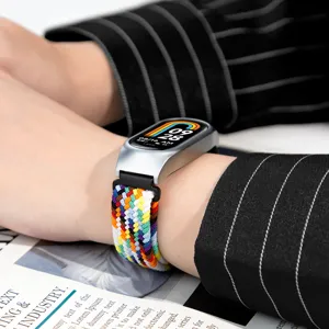 Antallaktiko louri nylon plemeno me syndetiko metalou gia smartwatch fitness band roloi