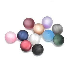 Perline di pietra occhio di gatto smerigliato opaco 16mm perline sciolte accessori fai da te