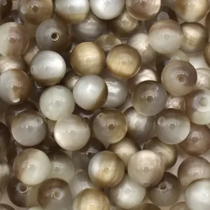Resin cat eye round loose beads 8-16mm for DIY handmade bracelet necklace jewelry making supplies.