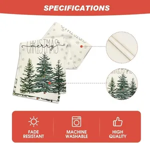Detail view showing Christmas table runner texture, snowflake pattern and premium fabric quality.