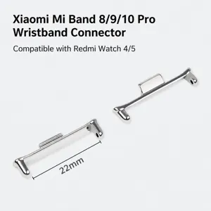 Metal Smartwatch Band Connector Replacement Strap Adapter Universal Smart Wearable Watch Accessories Parts