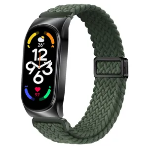 Bracelet magnétique tressé en nylon de rechange pour bracelet connecté, confortable et durable.