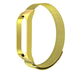 Cinturino di ricambio per smartwatch magnetico milanese in metallo acciaio inossidabile