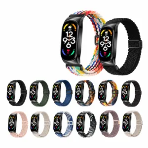 Cinturino di ricambio in nylon magnetico compatibile con Xiaomi Smart Band, traspirante