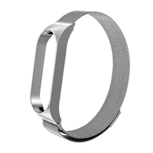Correa de repuesto magnetica Milanese de acero inoxidable para Xiaomi Smart Band detalle