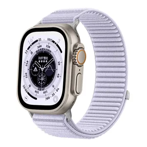 Alpine Loop Uhrenarmband kompatibel mit Apple Watch Ultra, atmungsaktives Textilarmband.