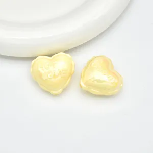 Acrylic balloon heart beads UV loose beads for handmade DIY phone chain jewelry accessories