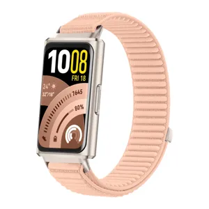 Correa de reloj tejida de repuesto para banda de fitness inteligente, diseño de exterior.