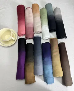 Verloop rayon lange sjaal hijab zachte moslim hoofddoek lichtgewicht omslagdoek groothandel