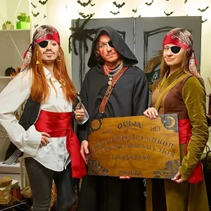 Halloween pirate costume médiéval Renaissance lin foulard ceinture vêtements de fête