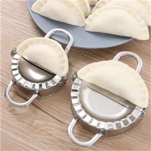 Macchina per Ravioli in Acero Inossidabile Domestico Stampi per Pressa Manuale per Sfoglia per Ravioli Cucina Stanco Strumento per la Preparazione di Pierogi Gadget da Cucina