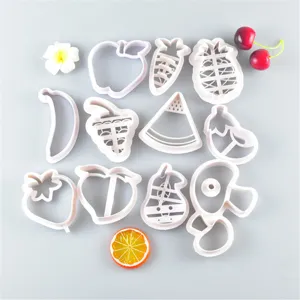 Fruit vegetable cartoon steamed bun mold set household pastry baking embossing mold tools