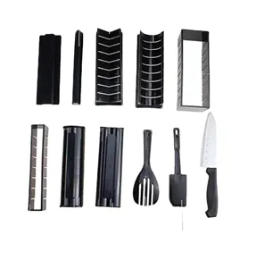 Set da 10 pezzi per sushi stampi per rotoli di sushi utensili da cucina per riso fai da te